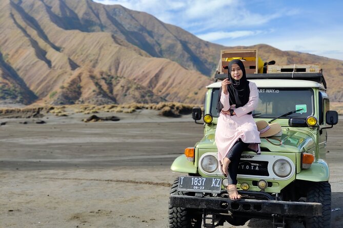 1 Day - Bromo Afternoon Siesta Tour start MALANG or SURABAYA // 11:00 - 18:00 - Black Sand Desert and Whispering Sands: time for texture photos