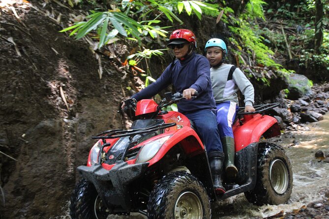 Affordable ATV Quad Bike Adventure In Ubud - The 10 km ATV route through Ubud: jungle, tunnel, river mud, rice fields