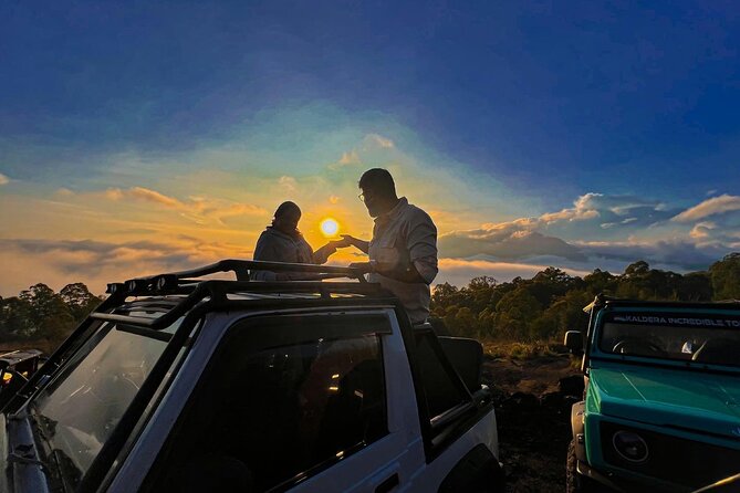 All included Mount Batur Jeep Sunrise with Guide - The morning after sunrise: black lava and black sand