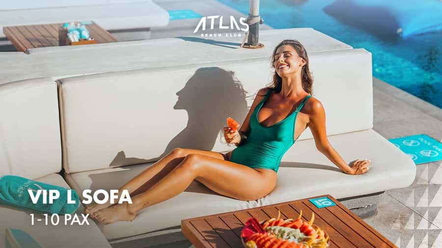 Atlas Beach Club Bali: DayBed Booking with F&B Credit - Key things to know before you book