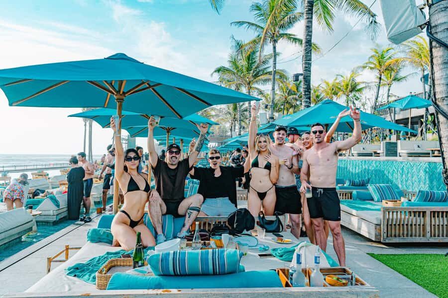 Atlas Beach Club Bali: DayBed Booking with F&B Credit - What happens all day: DJs, Balinese performances, and side attractions