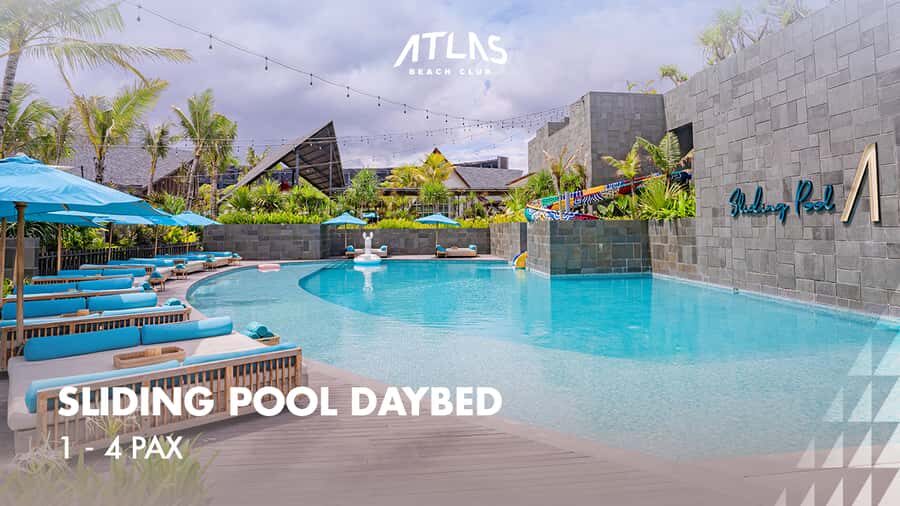 Atlas Beach Club Bali: DayBed Booking with F&B Credit - Night energy and the kid cutoff times