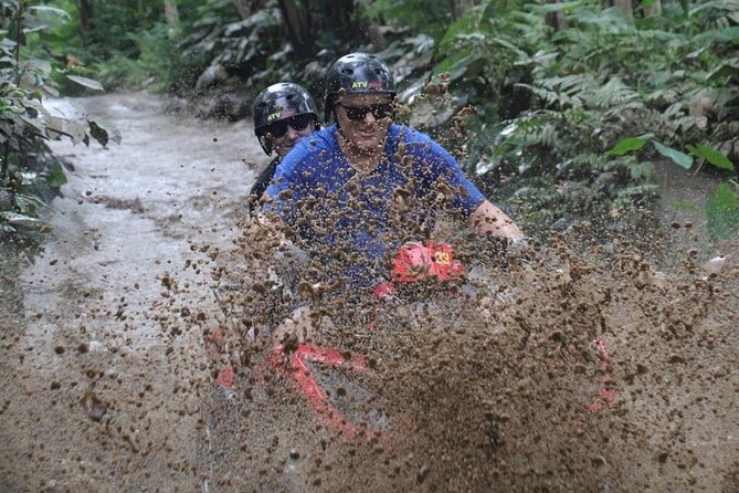 ATV Bali (QuadBike) And White Water Rafting Adventure - ATV Quad Bike Through Bali’s Muddy Back Roads