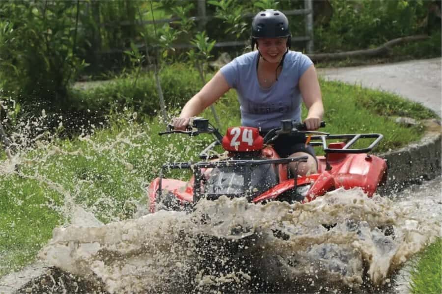 ATV Jungle Trek Bali: Wild Path, Waterfall with Lunch, Guide - Where you meet and how long the ride really lasts
