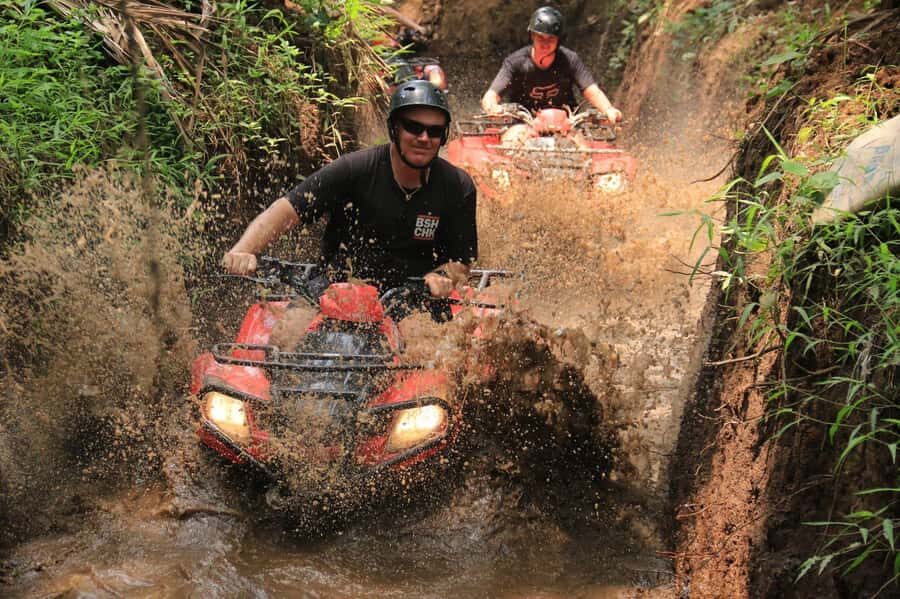 ATV Jungle Trek Bali: Wild Path, Waterfall with Lunch, Guide - The route you ride: village paths, rice fields, and river trails