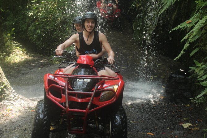 ATV Quad Bike Through Tunnel and Waterfall - Key Points at a Glance
