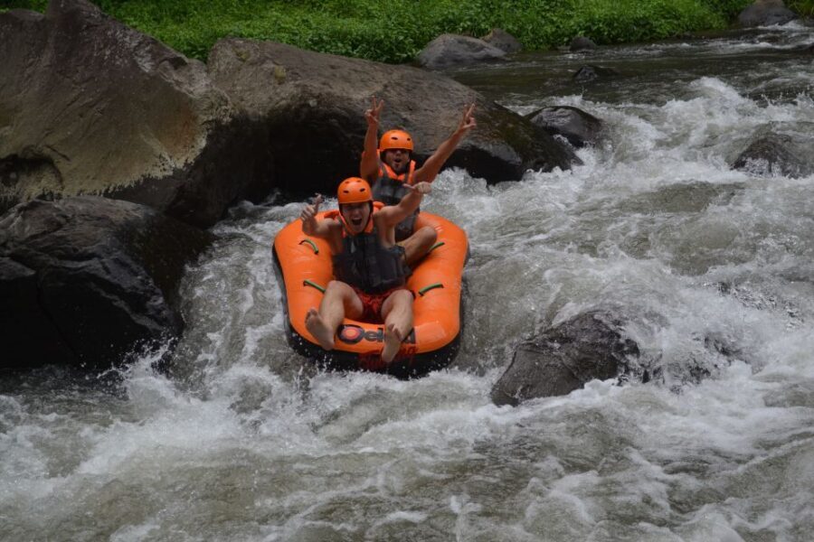 Ayung River: All-Inclusive Tubing Adventure with Lunch - Rapids, waterfalls, and cave time: the highlight that comes with a warning