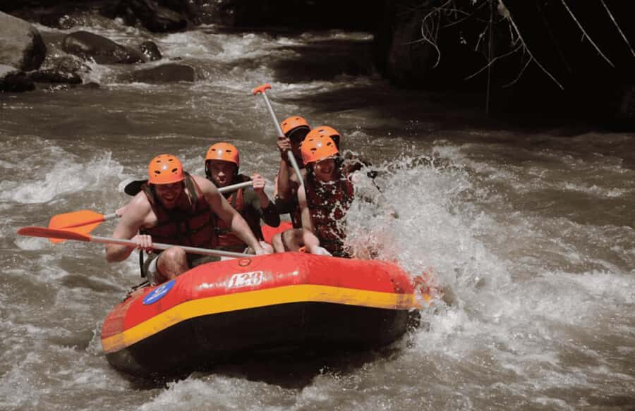 Bali Adventure Combo: Rafting & Tandem ATV Experience - White-water rafting: jungle scenes and real river energy