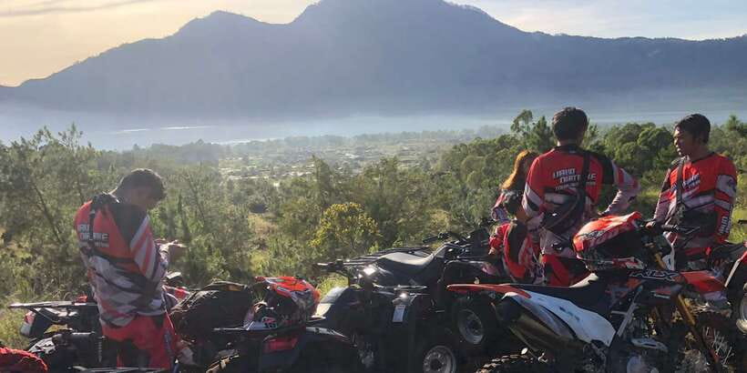 Bali: ATV Batur Sunrise, Lava, Pine Forest and Hot Spring - Pine Forest Trails and the Ride Toward the Sunrise Point