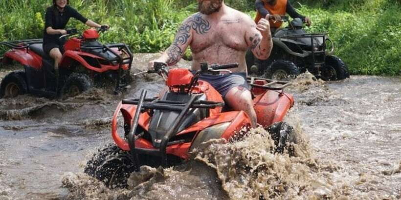 Bali: ATV Gorilla Cave, Ubud Monkey Forest, & Waterfall Tour - Tegenungan Waterfall: the swim option and why timing matters