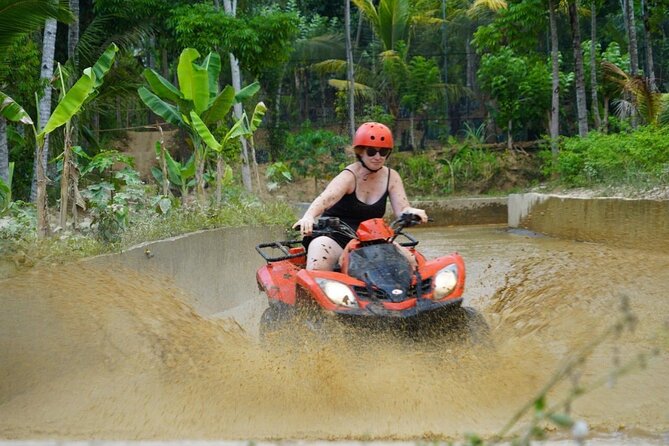 Bali ATV Quad Adventure - Ubud Monkey Forest and Waterfall - Tegenungan Waterfall: steep stairs, crowds, and what to expect about swimming
