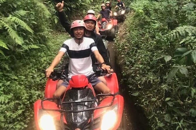 Bali ATV Quad Bike Through Tunnel, Waterfall, White Water Rafting - Ayung River white-water rafting: safety briefing, paddling, and stair reality