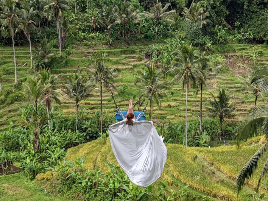 Bali: ATV Rafting Zipline Swing &Sky Bike in Ubud Rice Field - Zipline over terraces: what the ride is like and how to enjoy it