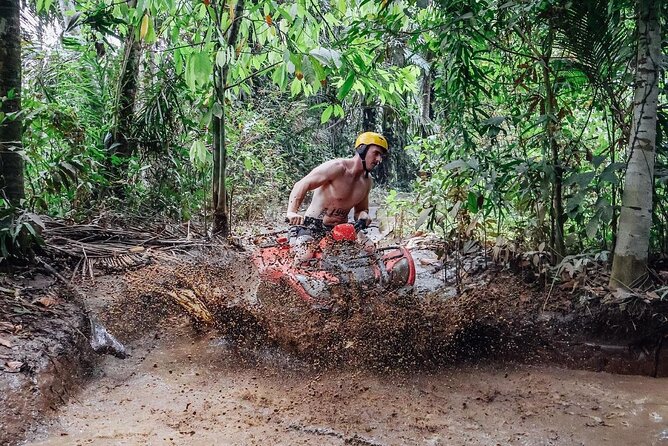 Bali ATV Ride tour Ubud - The ride plan: jungle, rice fields, river, waterfall, and a tunnel