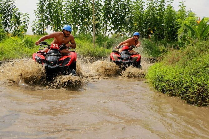 Bali ATV Ride Ubud Waterfall,RiceField,River,Kingkong-Temple cave - Waterfall Passes and Balinese Art You’ll Actually See