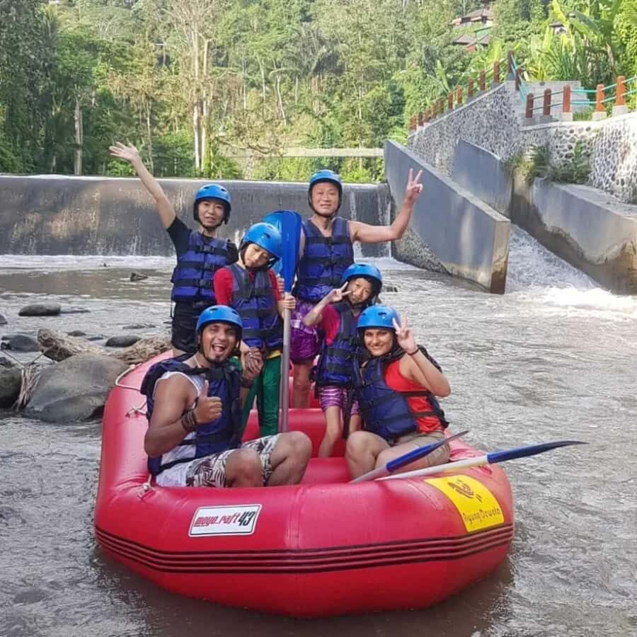Bali: Ayung River Rafting with Gourmet Lunch - Safety Gear and the English-Speaking Guide in Your Boat