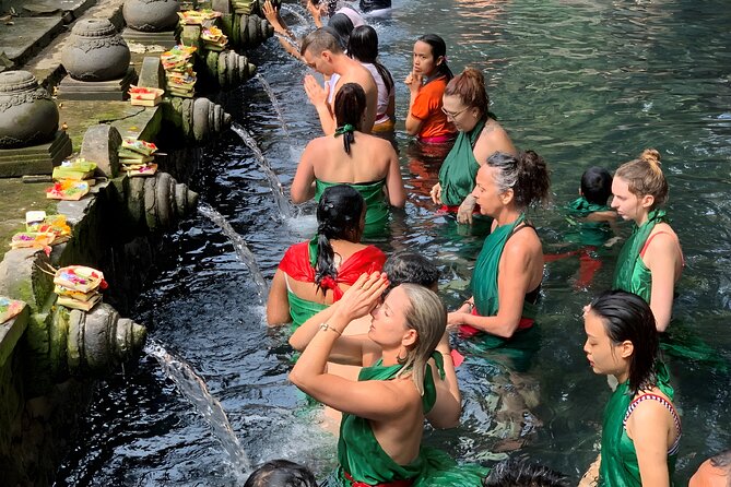 Bali: Barong Dance, Rice Terrace, Volcano, Temple, Waterfall Tour - Tirta Empul Temple: Sacred Spring Purification, Up Close