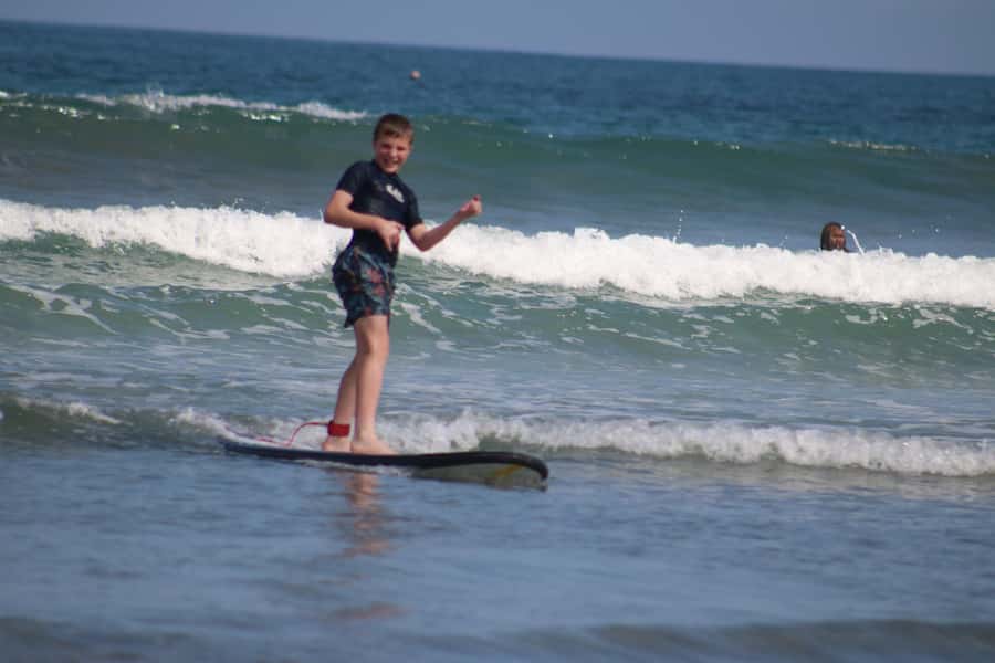 Bali: Beginner and Intermediate Surf lesson Nusa Dua - Kuta Beach practice with a Nusa Dua setup