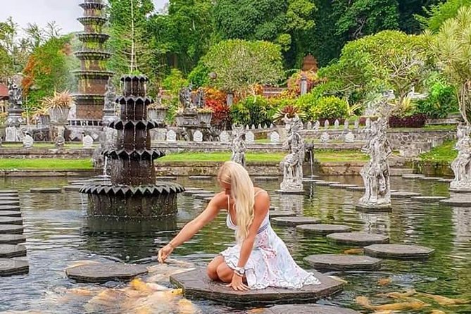 Bali best instagrammable sport tour - Tibumana Waterfall: tropical forest vibe with a swimwear-style moment
