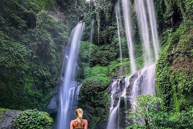 Bali Best Waterfalls Tour : Sekumpul and Banyumala - Sekumpul Waterfall: the guided trek and photo-ready scale