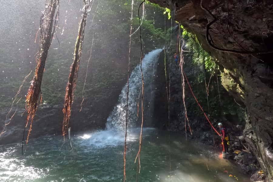Bali: Canyoning Adventure in Sambangan Canyon - The Canyon Route: jumps, slides, abseils, swimming, and one 20 m zip-line