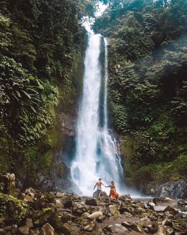 Bali: Cliff Jumping Gitgit Waterfalls & Rice Terrace Tour - Aling-Aling Waterfall: Supervised Cliff Jumps and Rock Slides