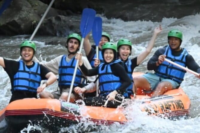 Bali Exciting Thriling Adventure: River Rafting, ATV Ride, Swing - ATV ride in Beji River Adventure Bali: rice paddies, villages, and the tunnel moment