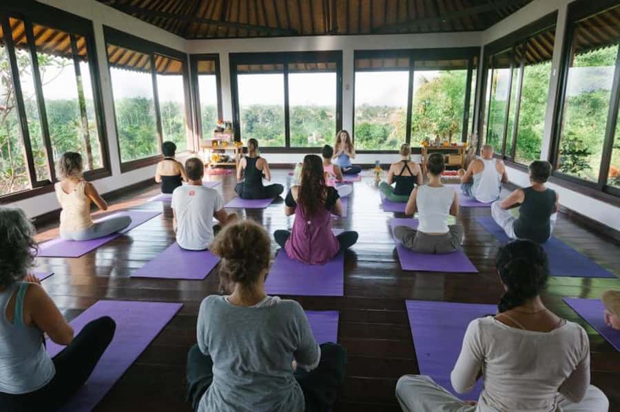 Bali: Full-Day Eat Pray Love Tour with Rice Terraces & Yoga - Tirta Empul purification: respectful customs you must know