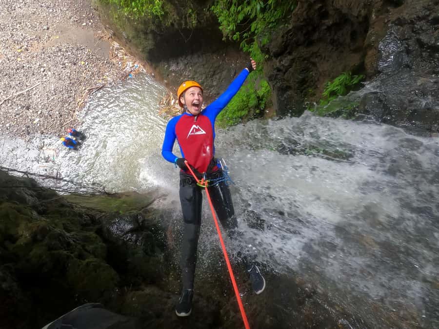 Bali: Gitgit Canyon Canyoning Trip with Breakfast and Lunch - Lunch, shower time, and leaving feeling normal again