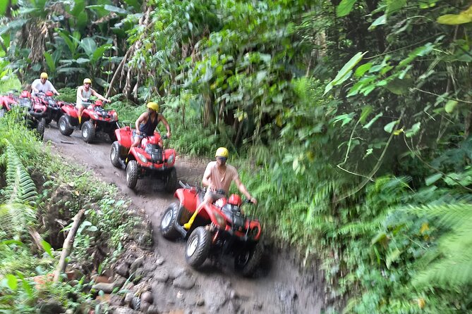 Bali : Gorilla Cave ATV & Ubud White Water Rafting With Lunch - Safety briefing first, then choose ATV tandem or solo riding