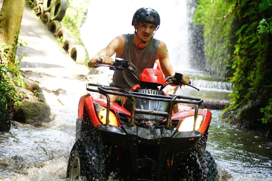 Bali: Gorilla Cave Quad Bike Tour & Cretya Infinity Pool - Gorilla Cave quad biking meets real scenery, not just photos