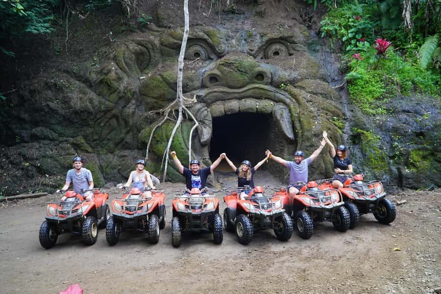 Bali: Gorilla Cave Quad Bike Tour & Cretya Infinity Pool - ATVs at Abiansila Adventures Bali: what to expect before the engine starts