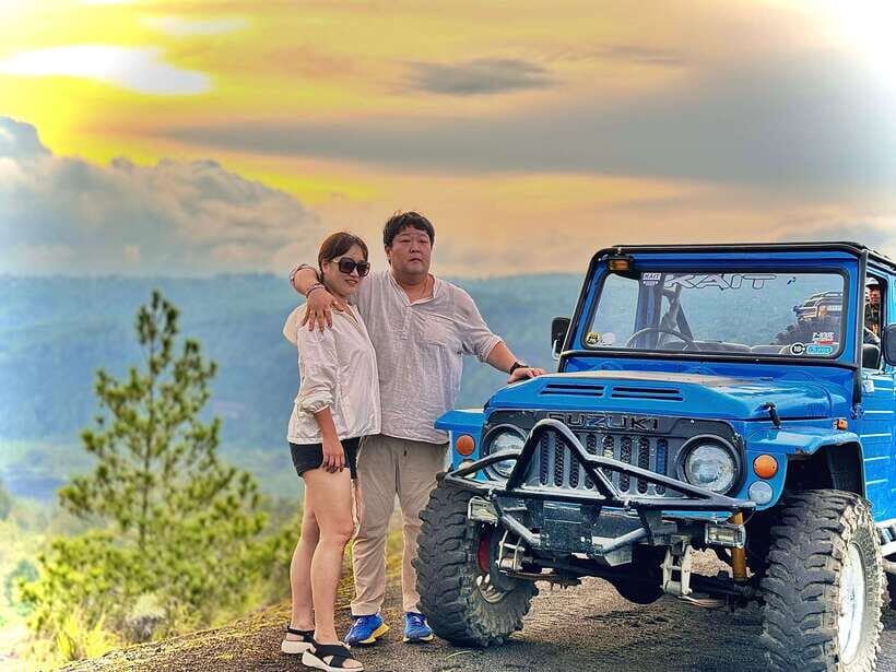 Bali: Hidden Waterfall & Mt. Batur Sunset Jeep Private Tour - Mount Batur sunset viewpoint: what timing and temperature really mean