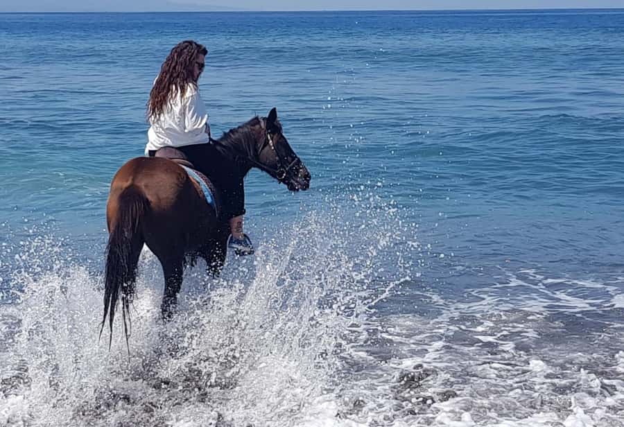 Bali Horse ride at Saba beach Horse tour - The ride itself: temples, quiet horses, and the beach route