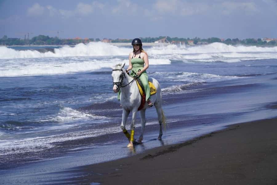 Bali: Horse Riding Sanur Beach Experience with Transport - Sanur Beach Black Sand: The Main Event
