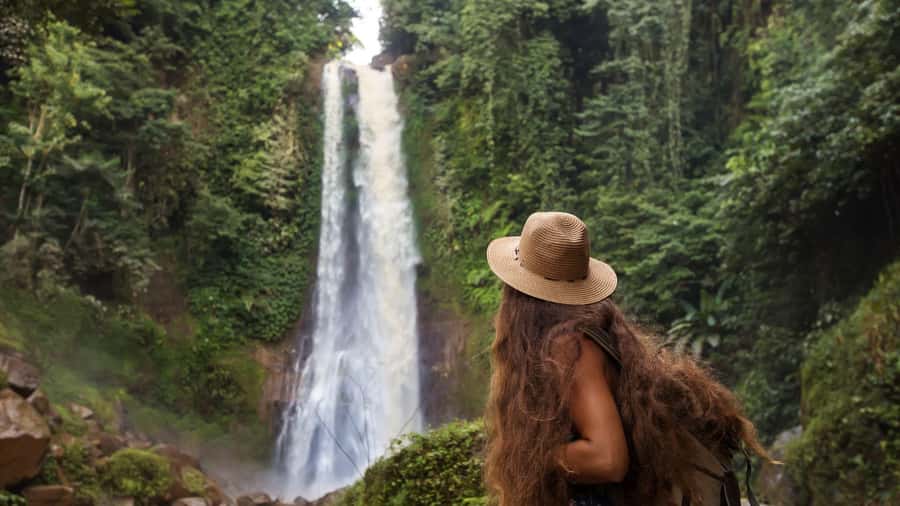 Bali/Lovina: Dolphin Snorkeling, Swimming & Waterfall Tour - Quick hits before the boat leaves
