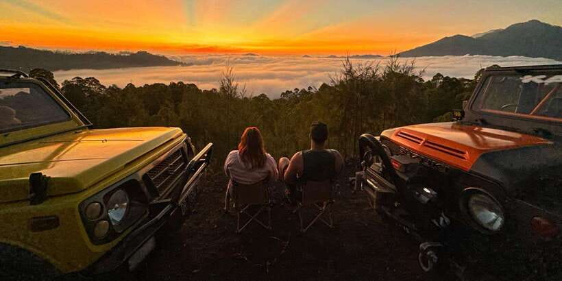 Bali: Mount Batur Jeep Sunrise with Transfers & Breakfast - The black lava formations: where the volcano stops being abstract