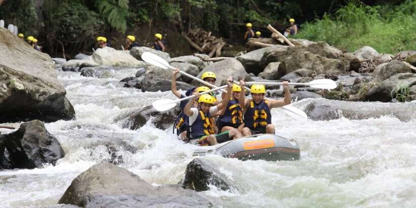 Bali: Mountain Bike Tour and River Rafting with Lunch - Kintamani to the valley: your morning ride with Mount Batur watching