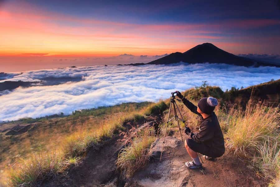 Bali: Mt Batur Sunrise Trek & Taman Sari Waterfall Adventure - Summit sunrise and volcanic-steamed breakfast