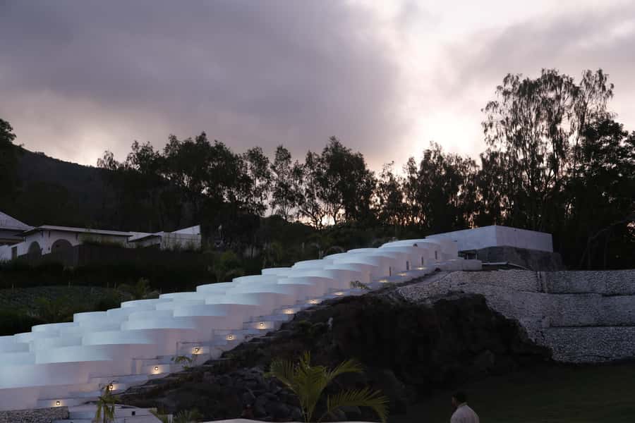 Bali: Natural Hot Spring in Pyramid Infinity Pools - Cinze Natural Hot Spring: The Sacred-Geometry Pyramid Infinity Pool Vibe