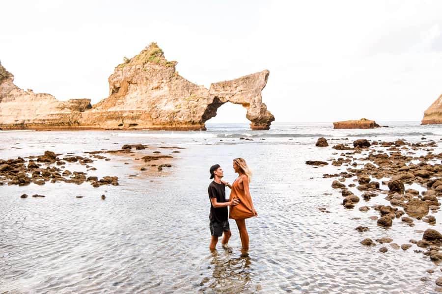 Bali/Nusa Penida: Island Beach Highlights Swim & Hike Tour - Diamond Beach stairs, swing time, and swim-ready sand