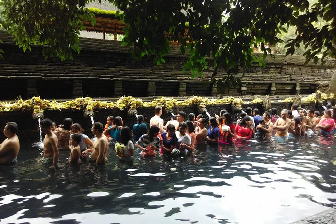 Bali Purification Ritual - After the springs: thanks, optional holy water, and changing back