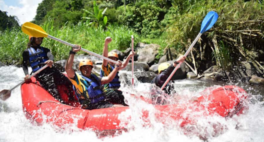 Bali Rafting: River Rafting with Zipline Down to the River - The rafting ride: about 2 to 2.5 hours on Telaga Waja