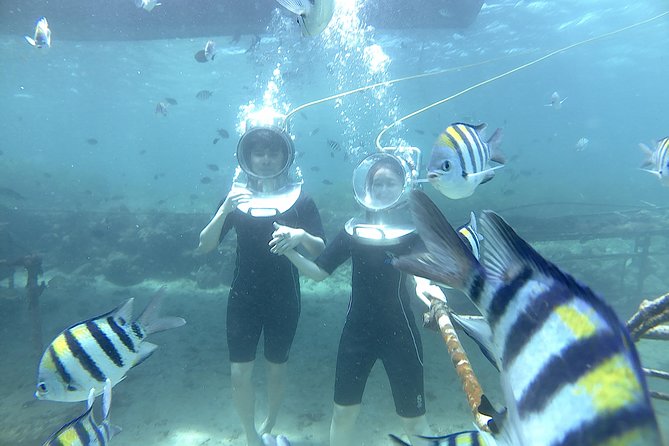 Bali Seawalker - Entering The Sea Floor With a 32 kg Clear Helmet