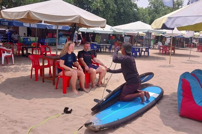Bali Seminyak Beach Private Surf Lesson 2 Hour - Private by design: how the 1 instructor + 2 students setup helps