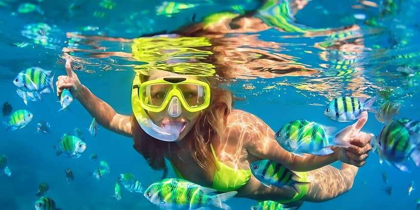 Bali: Snorkeling on 2 spots with Lunch and Transport - Stop 1: Blue Lagoon Snorkeling Over Coral Reefs and Colorful Fish