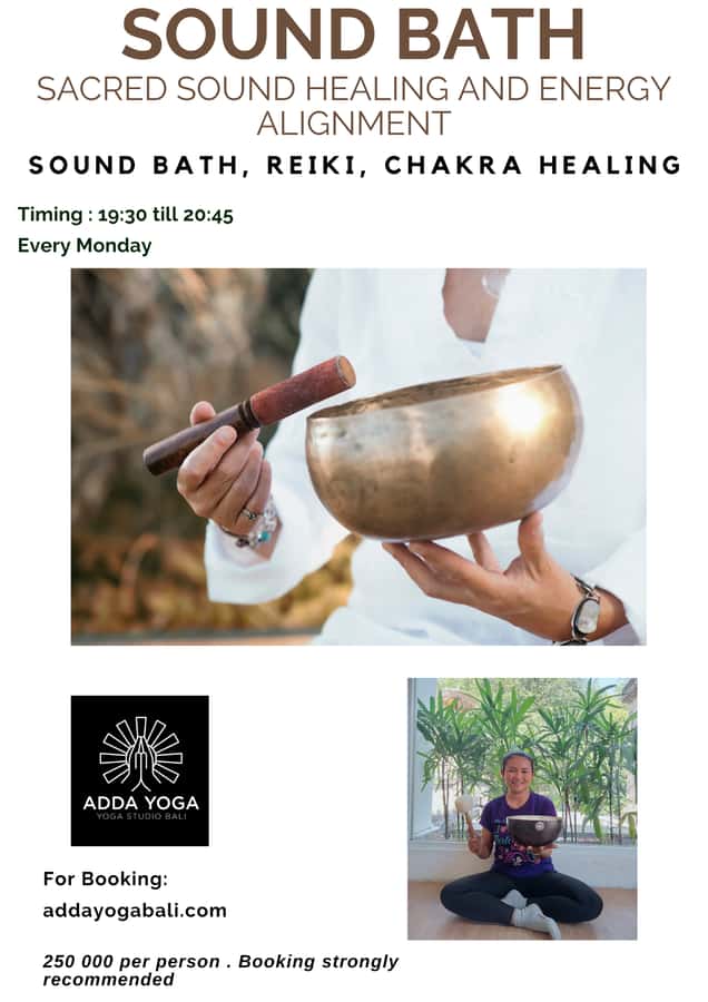 Bali: Sound Healing and Energy Alignment at ADDA YOGA - Reiki and chakras in one session: why that combination works