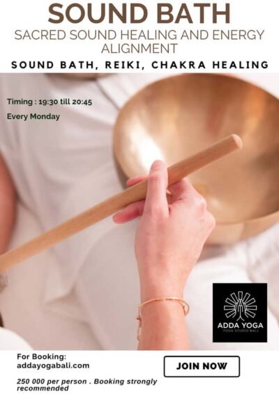 Bali: Sound Healing and Energy Alignment at ADDA YOGA - What actually happens during the 75-minute sound healing