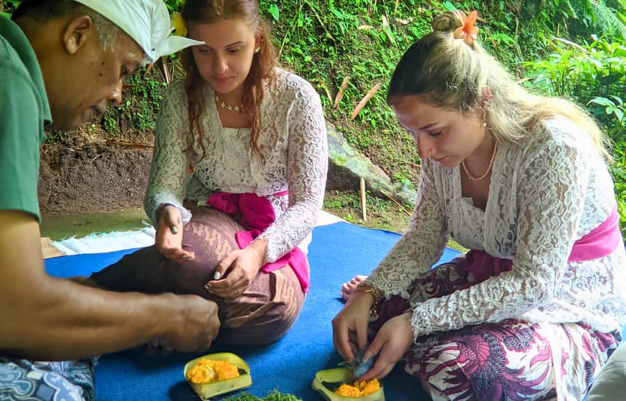 Bali Spiritual: Blessing Ceremony, Pristine Nature, Transfer - Belulang hot springs and Pengempu waterfall: the quiet nature finish