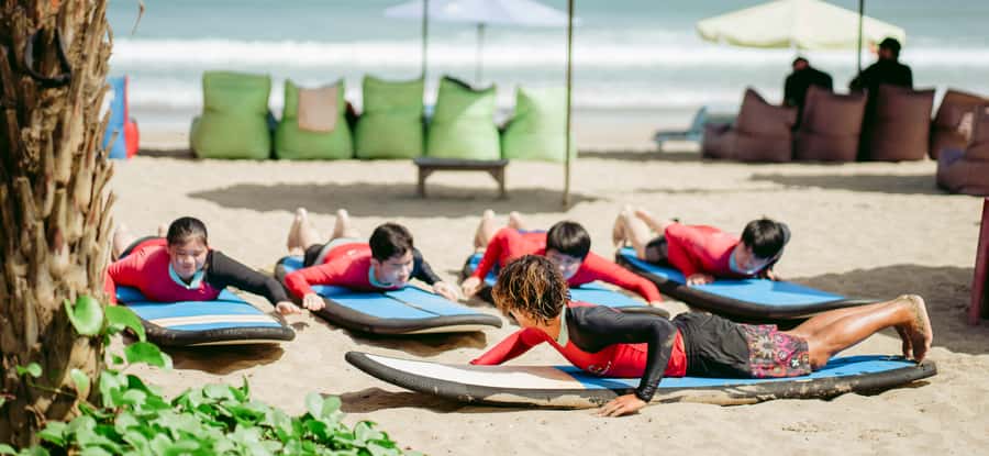 Bali: Surfing Lesson at Legian Beach by Tio Surf - Why Legian Beach makes a beginner lesson actually work